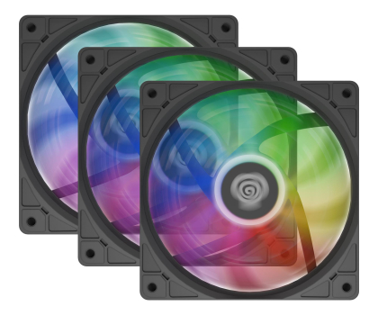 Wentylator do komputera Genesis Oxal ARGB Triple Pack 3x120mm